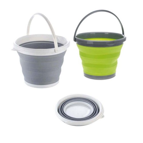 Secchio pieghevole silicone - pieghevole,